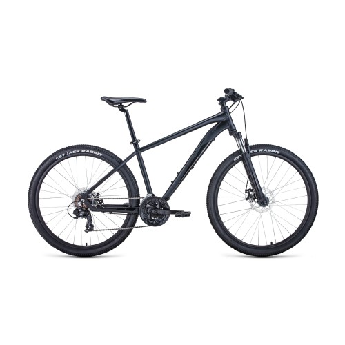 Велосипед FORWARD APACHE 27,5 2.2 S DISC 15" 2021 черный матовый / черный