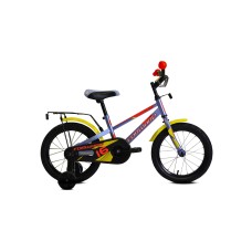 Детский велосипед FORWARD METEOR 16 2021 серый /красный