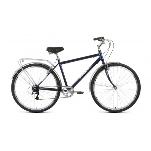 Велосипед FORWARD DORTMUND 28 2.0 2021 темно-синий / белый