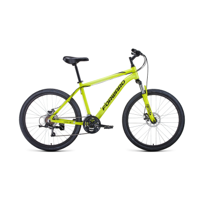 Велосипед FORWARD HARDI 26 2.1 DISC 2021 ярко-желтый / черный