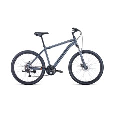 Велосипед FORWARD HARDI 26 2.0 DISC 2021 серый матовый / черный