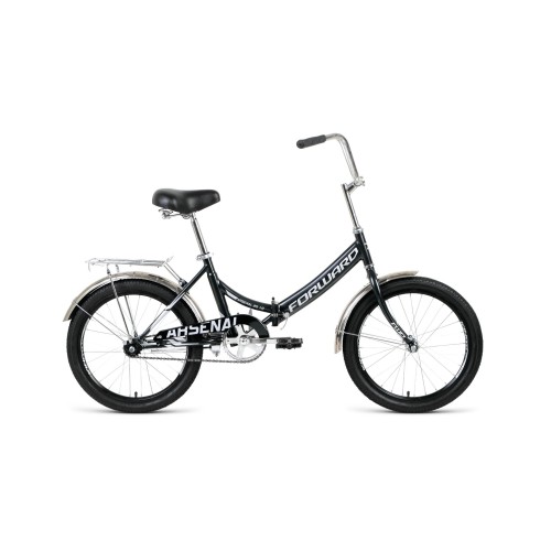 Велосипед FORWARD ARSENAL 20 1.0 2021 черный / серый