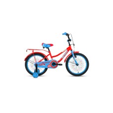 Детский велосипед FORWARD FUNKY 18 2021 красный / голубой