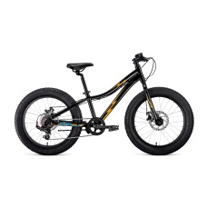 Детский велосипед FORWARD BIZON MICRO 20 2021 черный / желтый