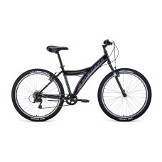 Велосипед FORWARD DAKOTA 26 1.0 2021 черный / голубой