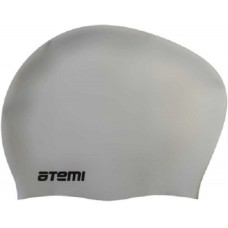 Шапочка для плавания Atemi для длинных волос gray LC-05