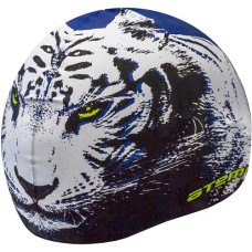 Шапочка для плавания Atemi blue тигр PSC425