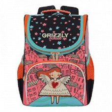 Рюкзак школьный GRIZZLY RAm-084-4 /1 pink/black