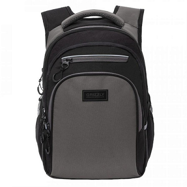 Рюкзак школьный GRIZZLY RB-150-4 /4 black/grey