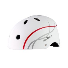 Шлем для роликовых коньков Maxcity Roller Liner White р-р M