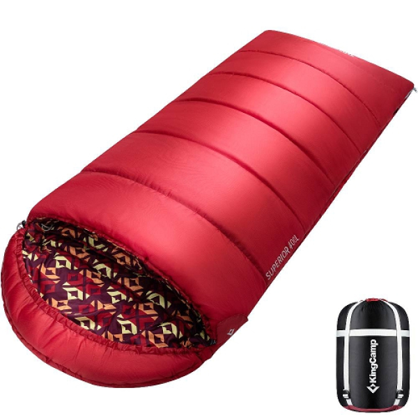 Спальный мешок KingCamp SUPERIOR 400L -18°C 2002 red р-р L