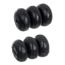 Комплект из 3 резиновых шайб STG YZ-KOR1-1. 2 для защиты рамы от тросов black 200шт Х90095