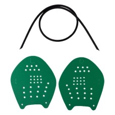Лопатки для плавания LongSail Target green р-р M