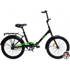Велосипед Aist Smart 20 1.1 (черный/зеленый, 2017)
