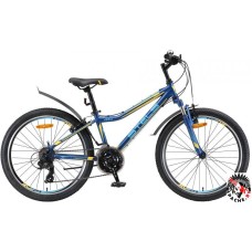 Велосипед Stels Navigator 410 V 24 21-sp V010 2020 (синий)