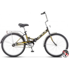 Велосипед Stels Pilot 710 24 Z010 2020 (черный/желтый)