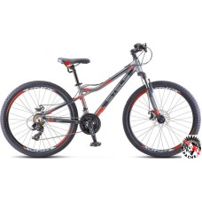 Велосипед Stels Navigator 610 MD 26 V040 (серый/красный, 2019)