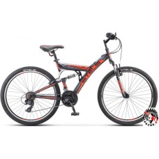 Велосипед Stels Focus V 18-sp 26 V030 2020 (черный/красный)