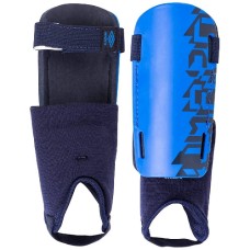 Щитки футбольные Umbro Veloce Guard W/Det Sock 20909U blue/dark blue/white р-р L